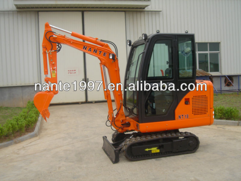 1.7 ton hydraulic crawler mini excavator with CE china mini excavator