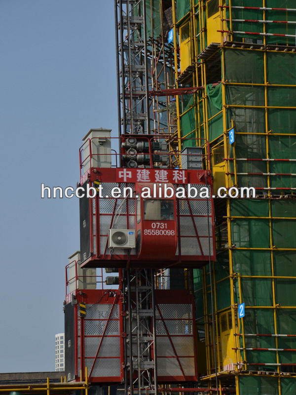 1 Ton, 1.5 Ton, 2 Ton, 4 Ton construction hoist machine, building elevator