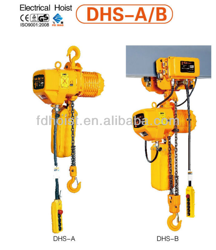 1 ton electric chain hoist