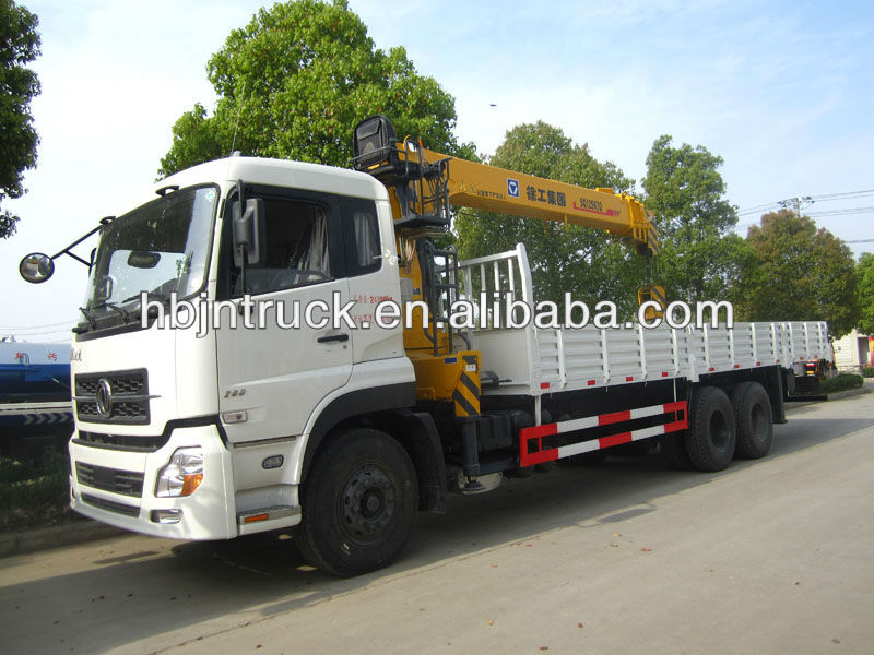 10-12ton DongFeng truck mounted crane, lorry mounted crane