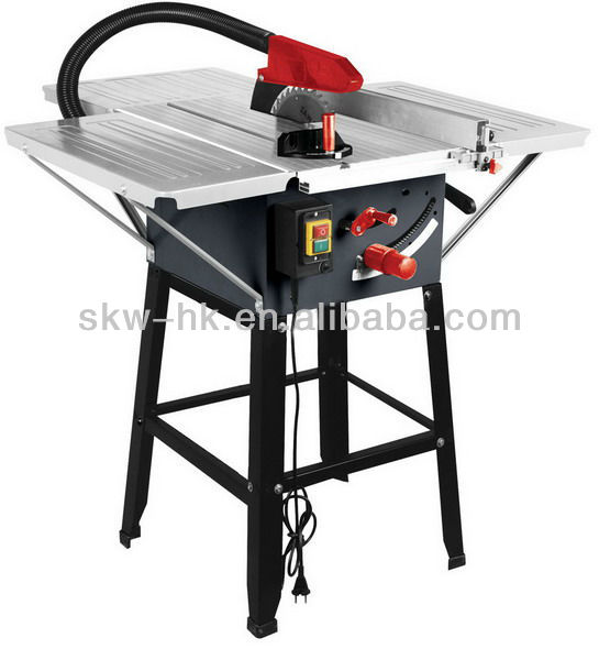 10'' 1500w 3 steel extension table table saw