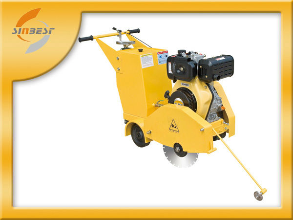 10 hp diesel concrete cutter with blade 400mm