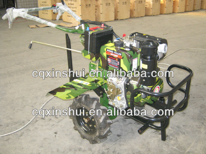 10 HP Power Electric Starter Gear Shafting Diesel &Gasoline gasoline rotary cultivator