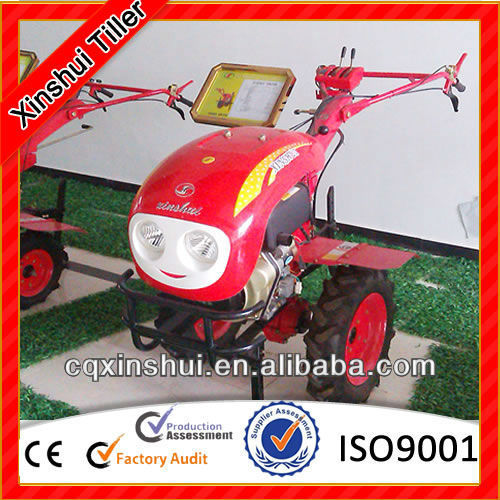 10 HP Power Electric Starter Gear Shafting High Tilling Scope Diesel &Gasoline mini cultivator rotary