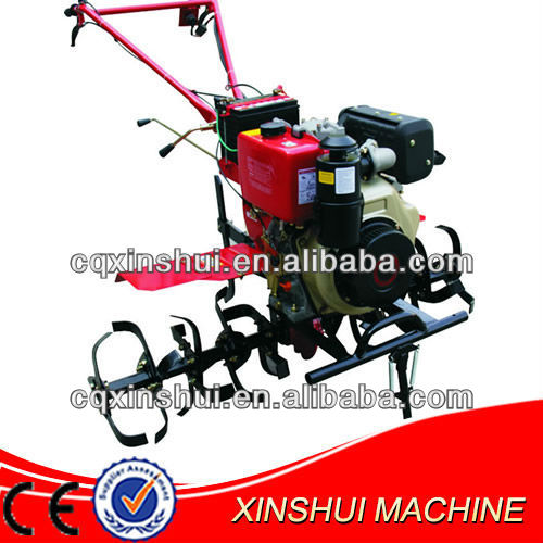 10 HP Power Electric Starter Recoil Gear Shafting High Tilling Scope Diesel &Gasoline mini farm cultivator