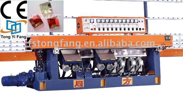 10 spindles Glass straight-line edging machine