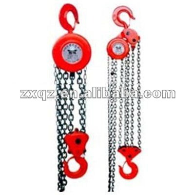 10 ton HSZ Series Manual Chain Pulley Block /chain hoist hand lifting equipment