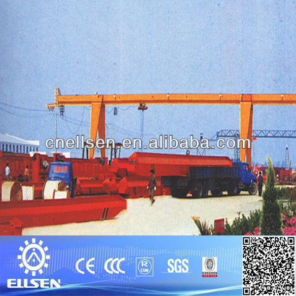 10 tons single girder gantry crane with rail