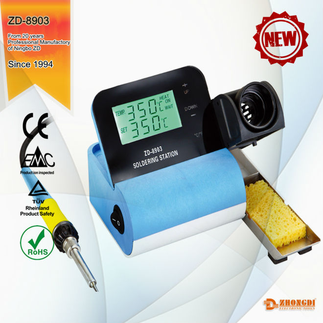 100-240V 40W 160''C-480''C the latest high quality professional mini electronic welder soldering station of Ningbo ZD