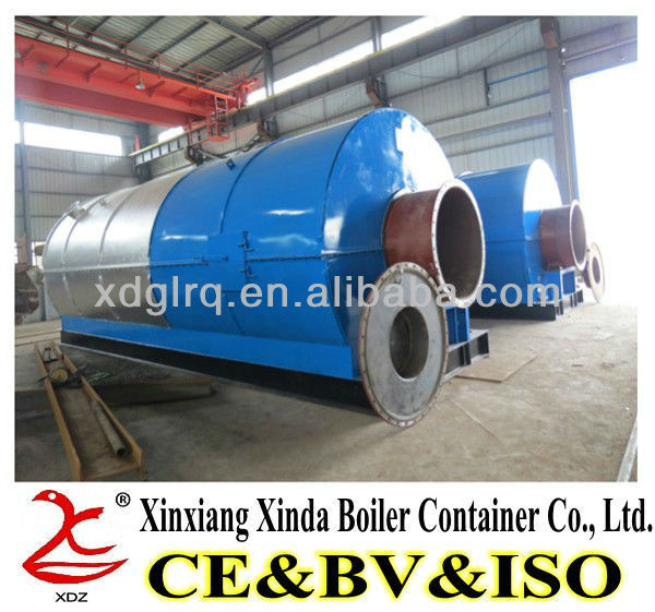 100% Environmental and Higher Quality Tire Pyrolysis Oil Distillation Plant with Best Service