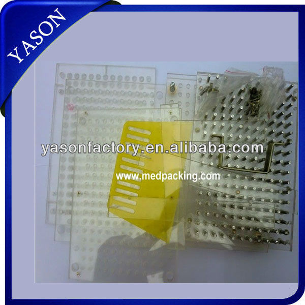 100 Holes Manual Capsule Filler with Tamping Tool 100pcs/time size 0#YS-197W