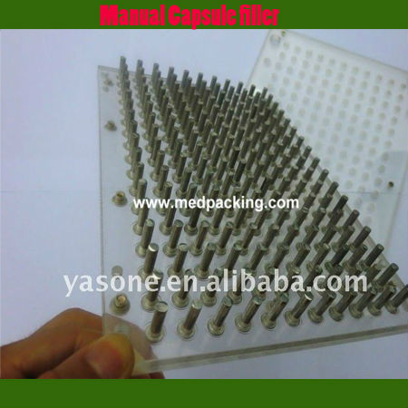 100 holes Manual Capsule Filler with tamping tool 100pcs/time size 00#