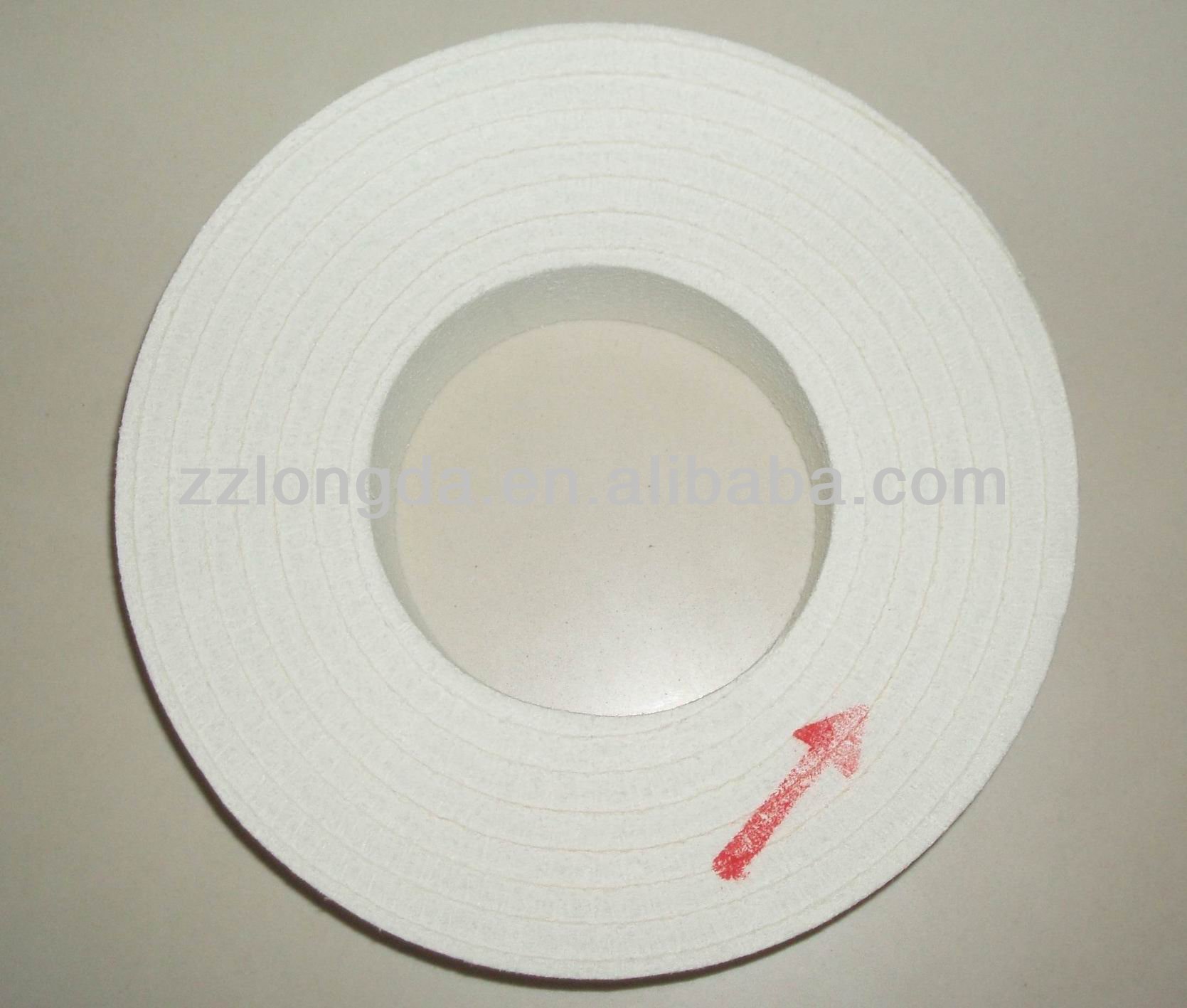 100%wool hard glass polishing wool felt wheel(Abrasive tools)