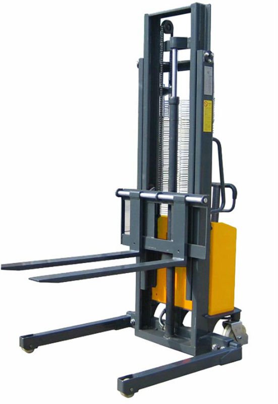 1000/1500 KGS Straddle Leg Semi-Electric Stacker