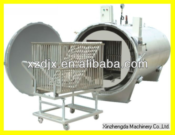 1000*3000 meat food sterilizer machine