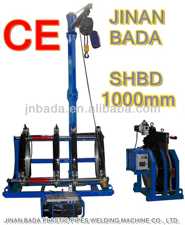 1000 pe hdpe pipe butt fusion welding machine