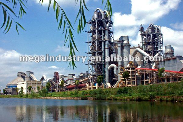 1000 ton per day cement production line, cement factory