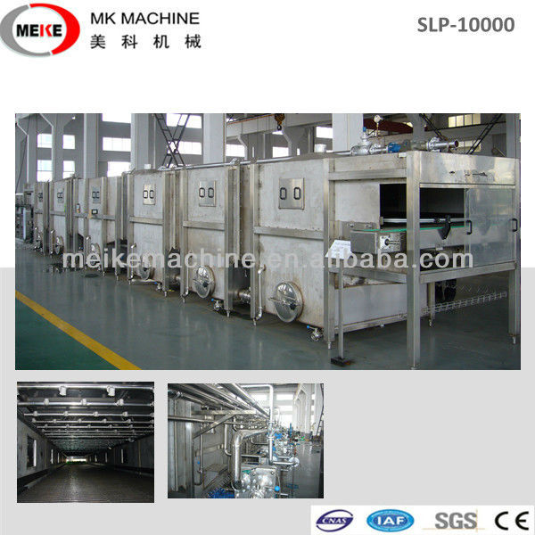 10000BPH glass beer bottle sterilizer machine