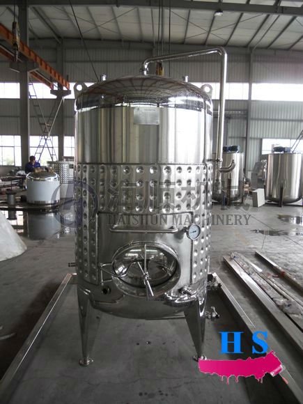 1000L Bright Tank with Dimple Jacket