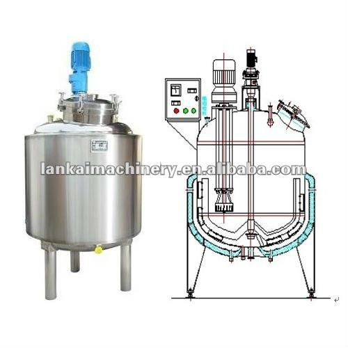 1000L Liquid Chemical Stainless steel Heating mixing tank