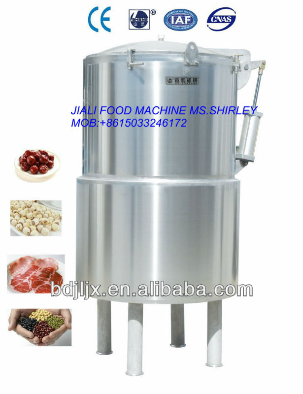 1000L stainless steel steam jacketed tank