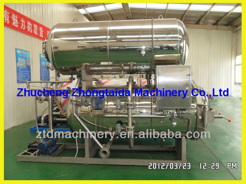 1000L two layers water immerse retort machine