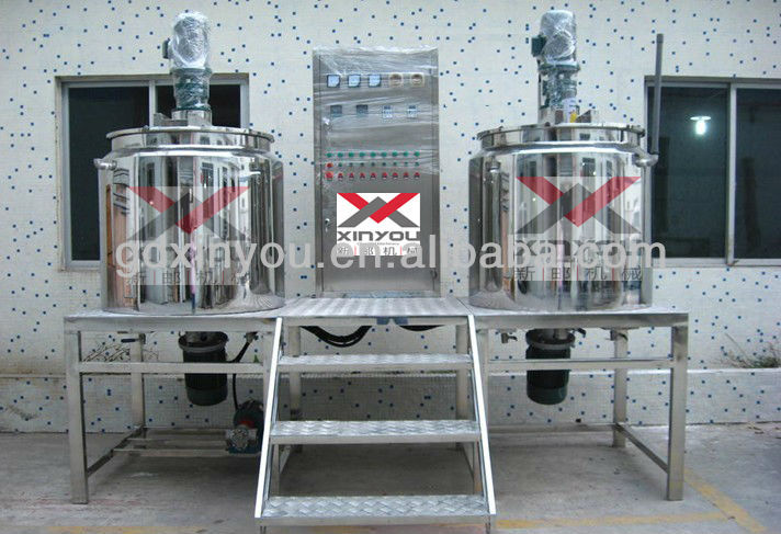 1000L XY-C Chemical detergent lotion making machine mixing tank