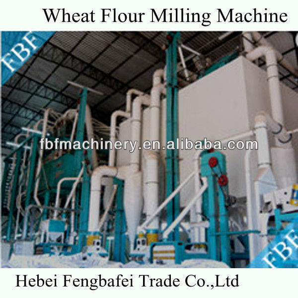 100T Medium-sized Home Wheat Flour Mill Plant For Sale