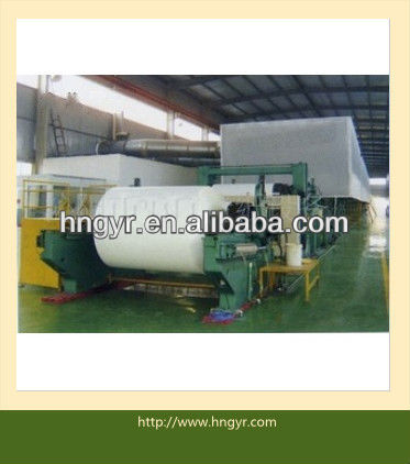 1092 model single cylinder and single line writing paper machine