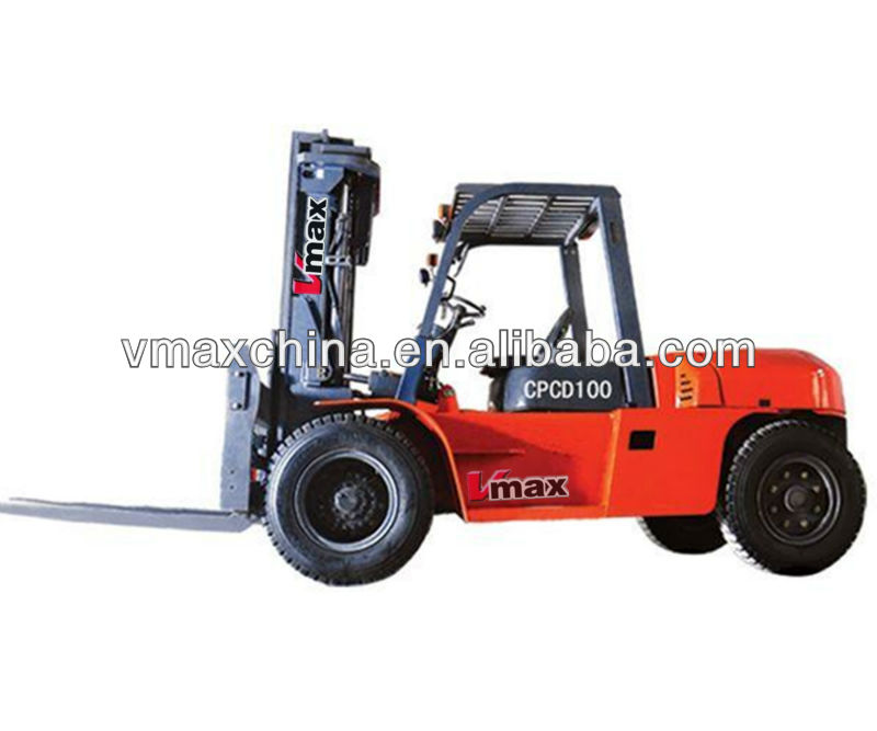 10T counter balance diesel forklift truck with good quality