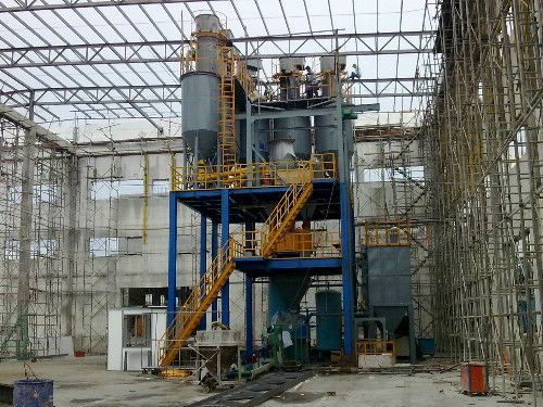 10T/hour series type ready mixed mortar plant