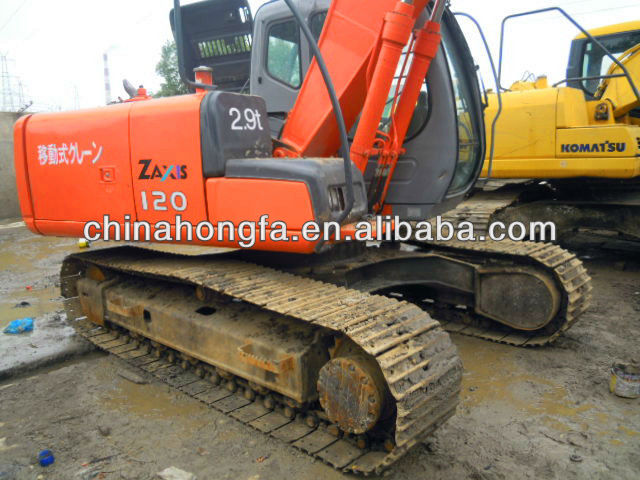 10ton Mini used crawler excavators Hitach ZX120 for sale