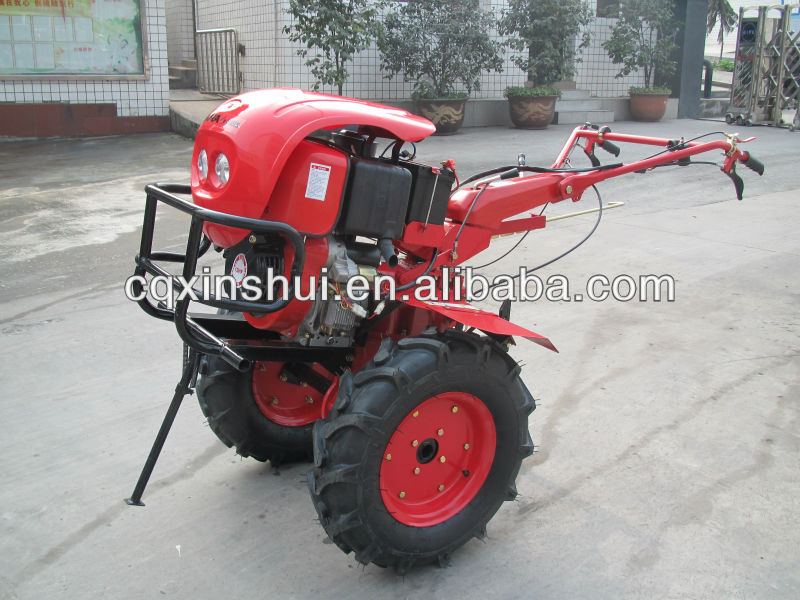 12 HP Air Cooling Gear Driven High Efficiency Mini Multifunctional Farm Tiller Machine