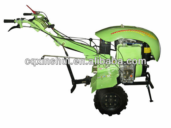 12 HP Air Cooling Gear Transmission High Efficiency gasoline mini tiller garden machine cultivator