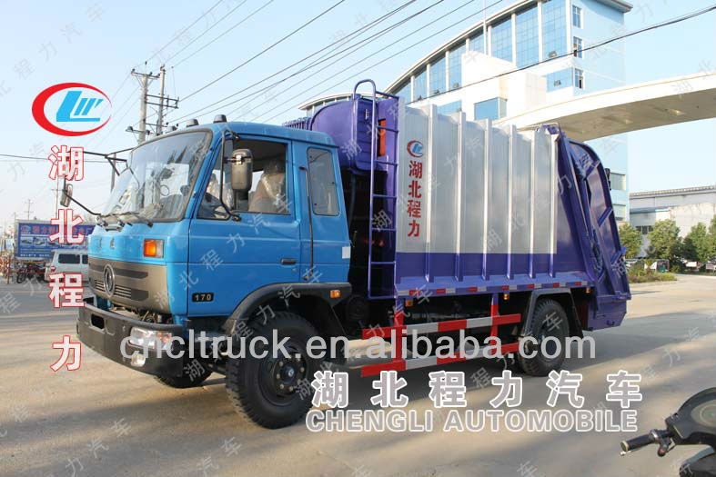 12 m3 Dongfeng 153 garbage compactor truck