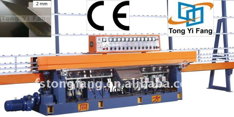 12 motors Glass straight line edging machine