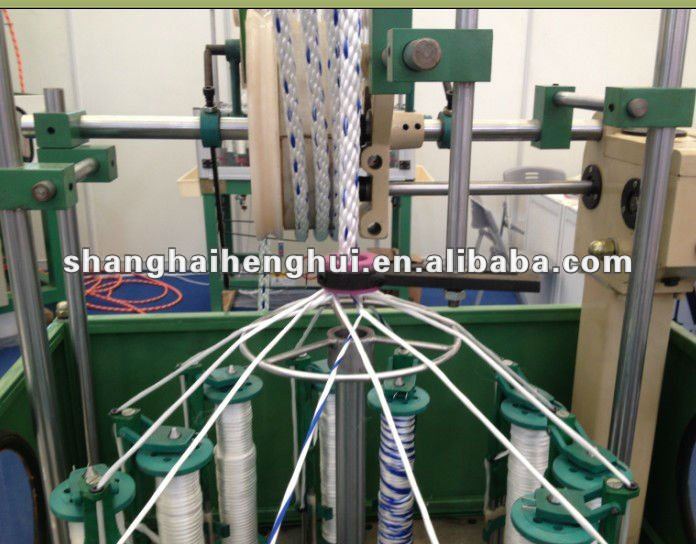 12 spindle/carrier high speed braiding machine