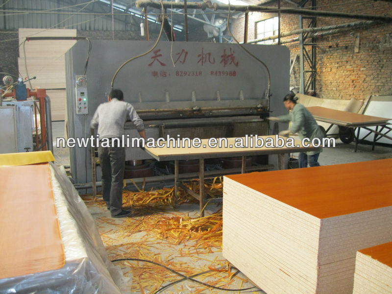 1200T Single Side Short Cycle Lamination Hot Press for Particleboard