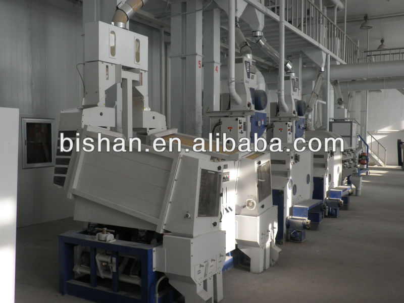 120t/d automatic integrated rice mill