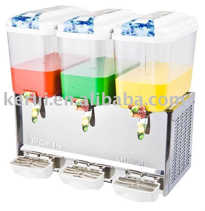 12L cooling or heating juice dispenser 3tanks