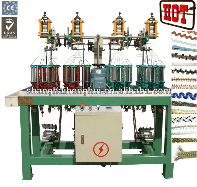 13 spindle wavy lace braiding machine