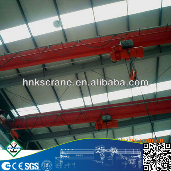 14ton single girder overhead crane electric hoist lifting