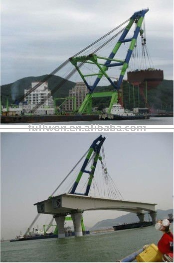 1500Ton Shear Legs Floating Crane