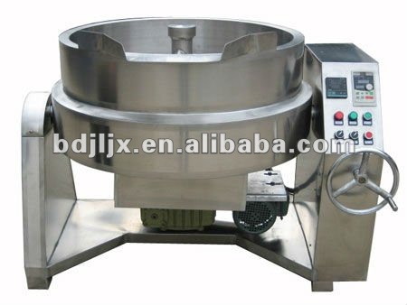 150L oil jacketed electric cooking kettle