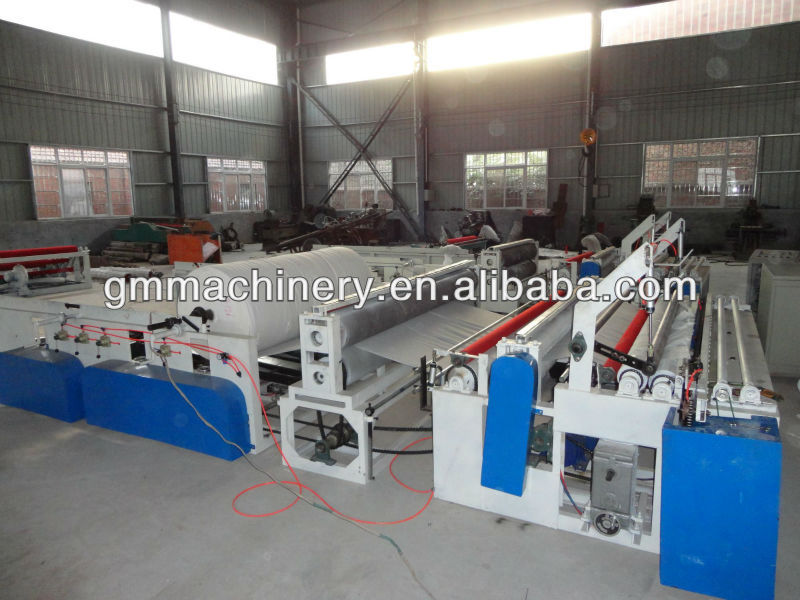 1575-1880mm Automatic High speed toilet paper Rewinding/ Perforating/Embossing machine