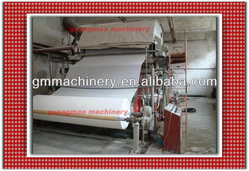 1575mm/1760mm 10TPD A3/A4 paper making machine (production line)