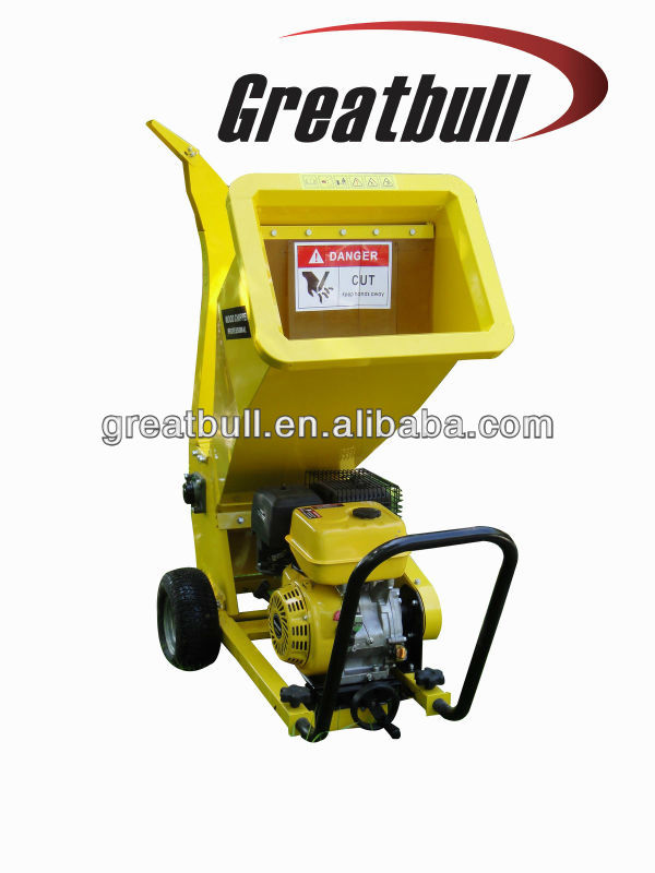 15HP gasoline 4 stroke wood machine chipper shredder