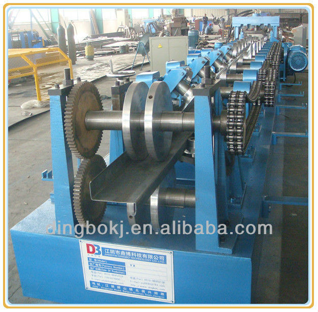 15kw main motor power CZ interchange purlin roll forming machine