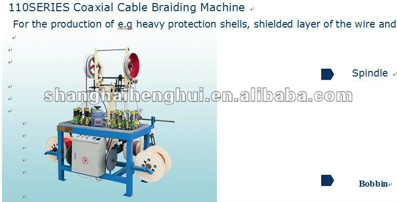 16 spindle braiding machine for cable and wire