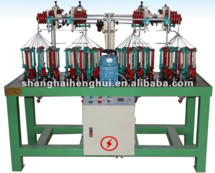 16 Spindle/Carrier Round Shoelace Braiding Machine